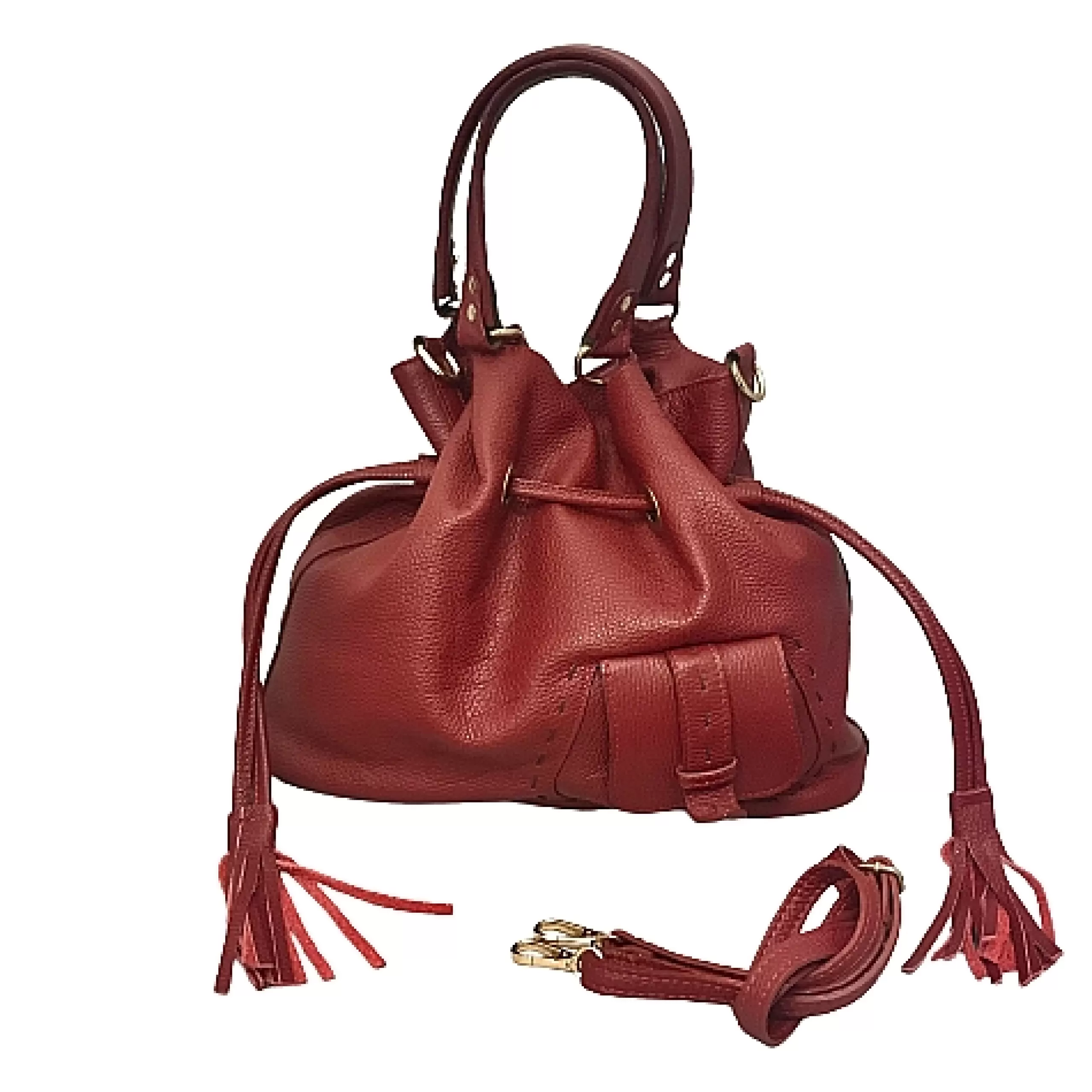 Borsa A Secchiello Bordeaux*Scarpe di Maremma Cheap