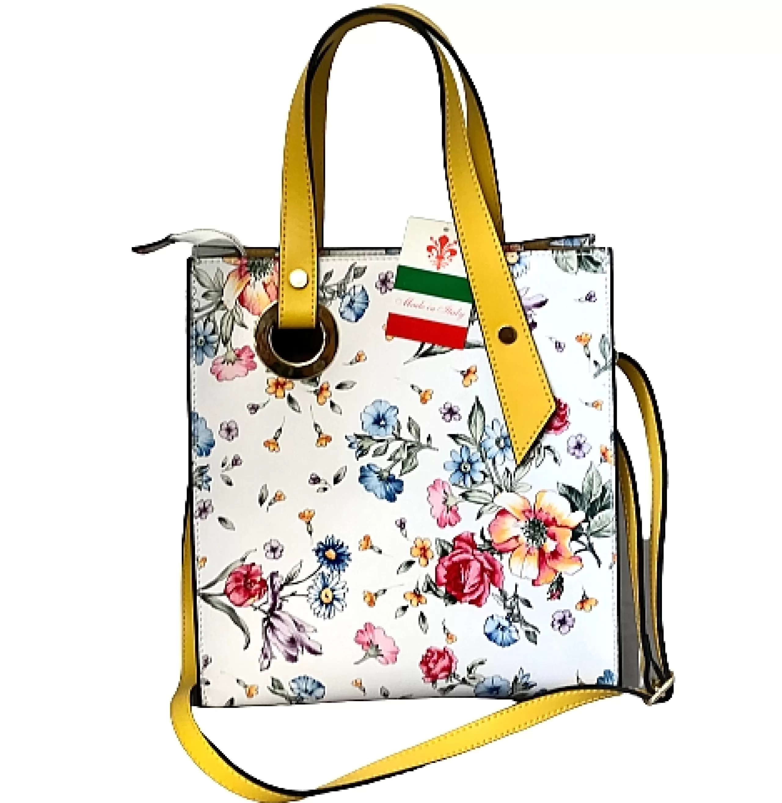 Borsa Artigianale Con Stampa Floreale*Scarpe di Maremma Clearance