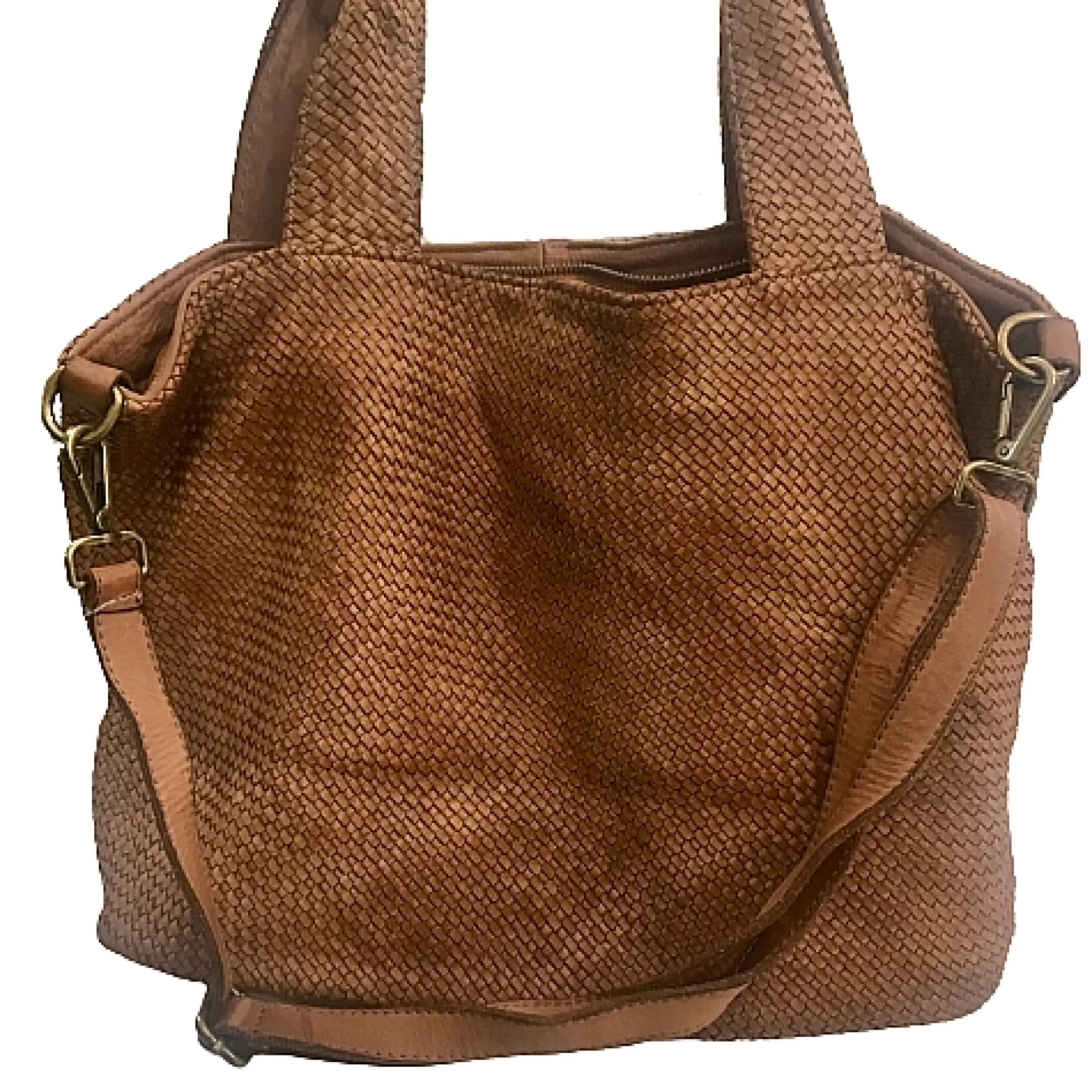 Borsa Intrecciata Color Cuoio Al Naturale*Scarpe di Maremma Sale