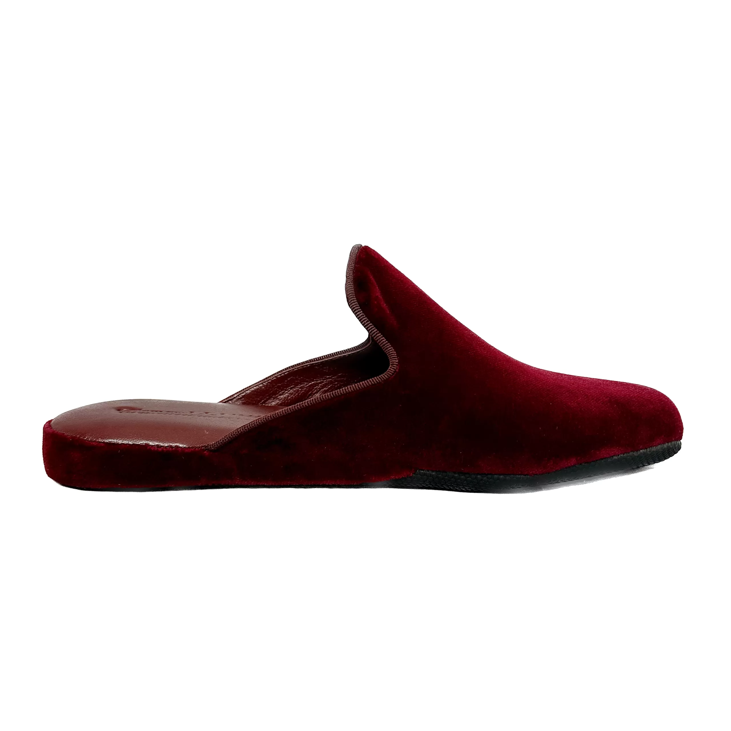 Ciabatta / Scendiletto In Velluto Bordeaux*Scarpe di Maremma New