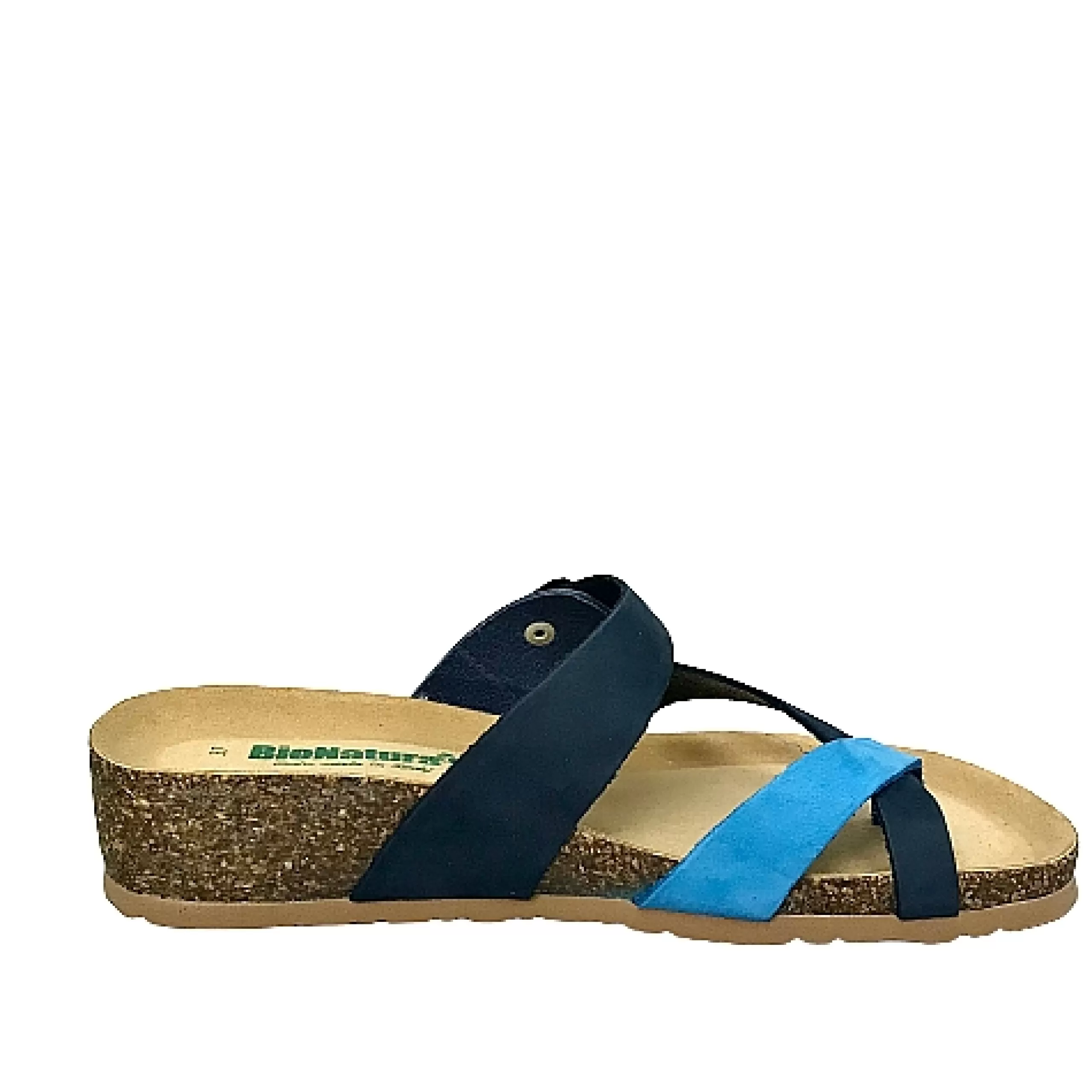 Ciabatta Bionatura Blu, Cobalto, Turchese*Scarpe di Maremma New