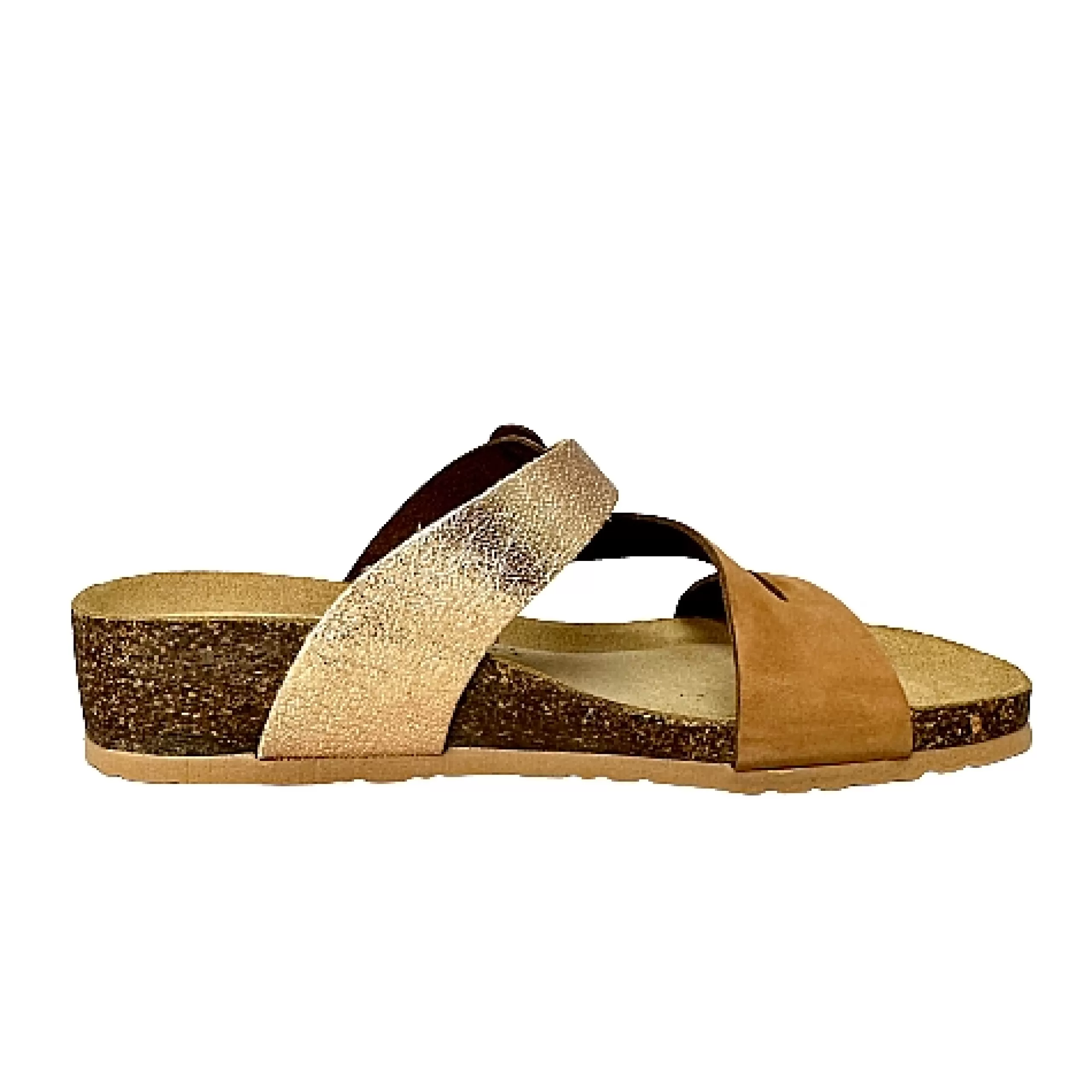 Ciabatta Bionatura Cuoio E Laminato*Scarpe di Maremma Flash Sale