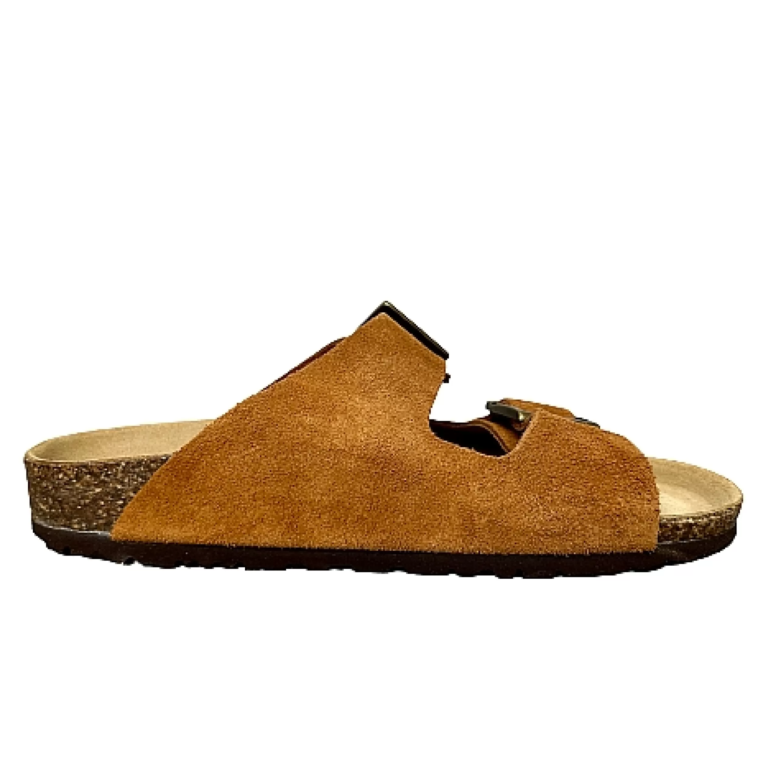 Ciabatta Bionatura Scamosciata Brandy Vibram*Scarpe di Maremma Online