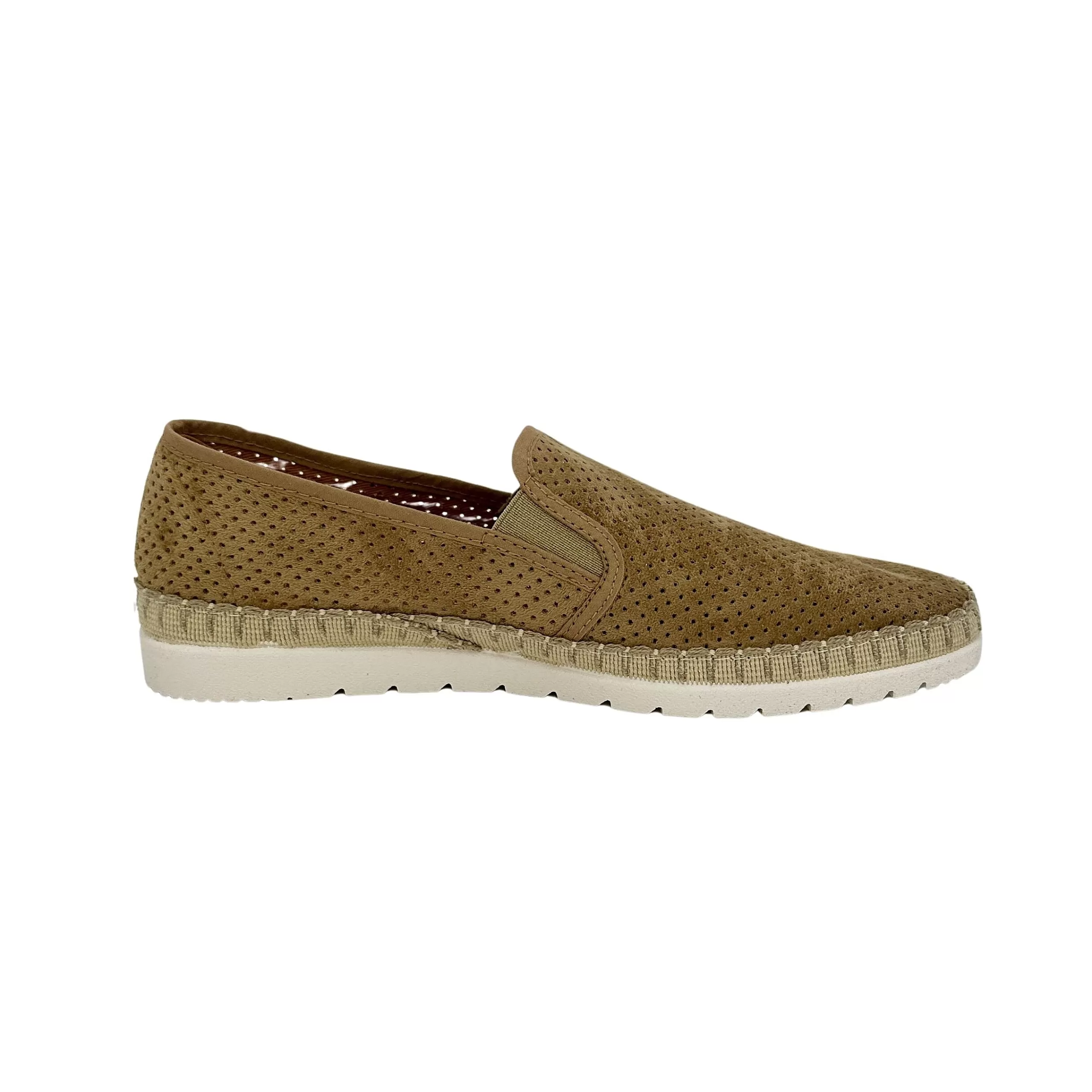 Espadrillas Artigianali In Camoscio Verbenas Taupe*Scarpe di Maremma Outlet