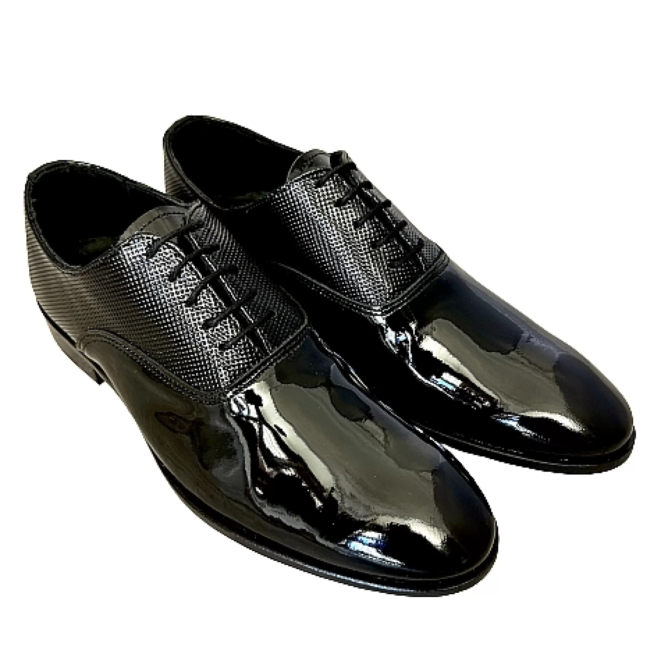 Francesina In Vernice Nera Cucita Blake*Scarpe di Maremma Best