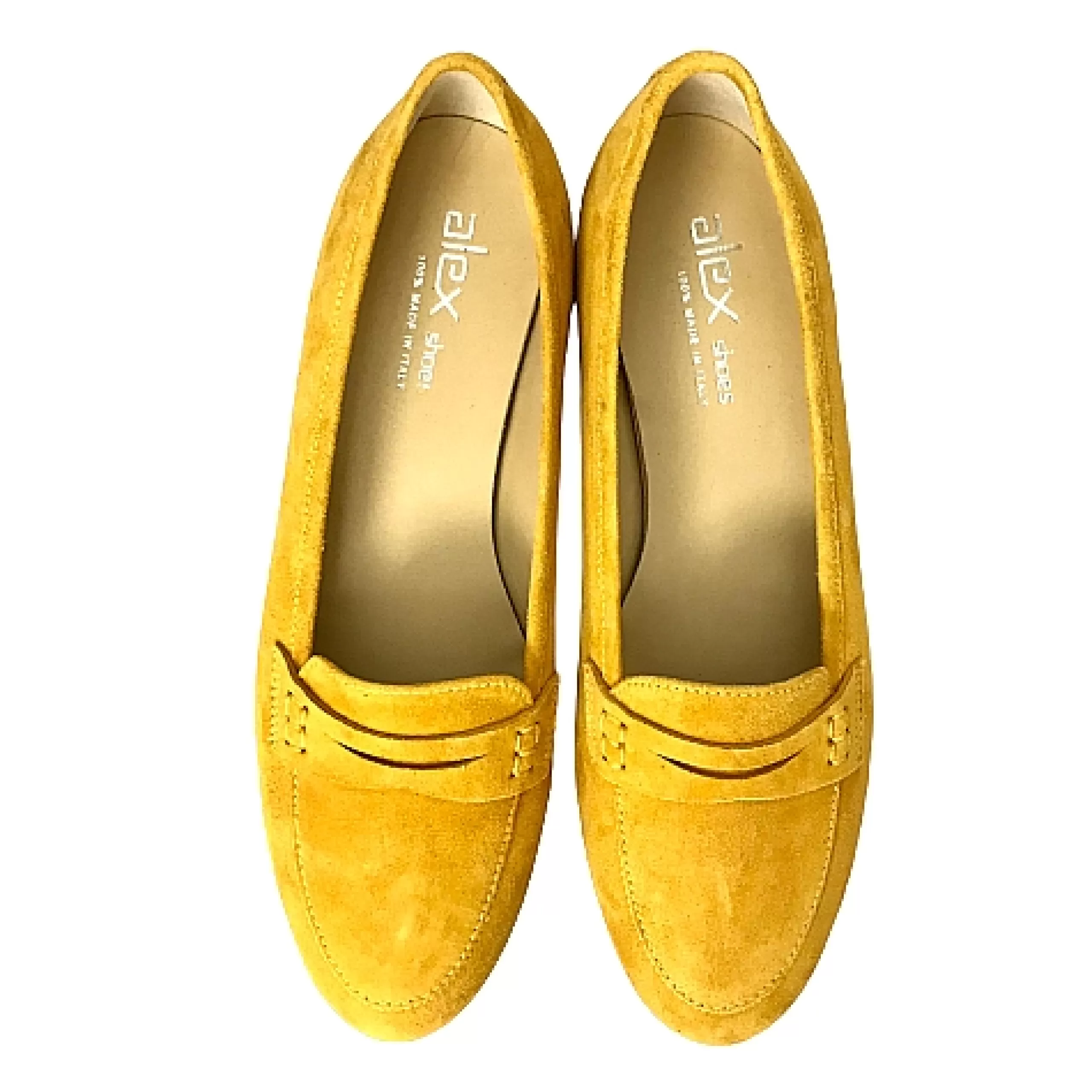 Mocassino Artigianale In Camoscio Giallo*Scarpe di Maremma Flash Sale