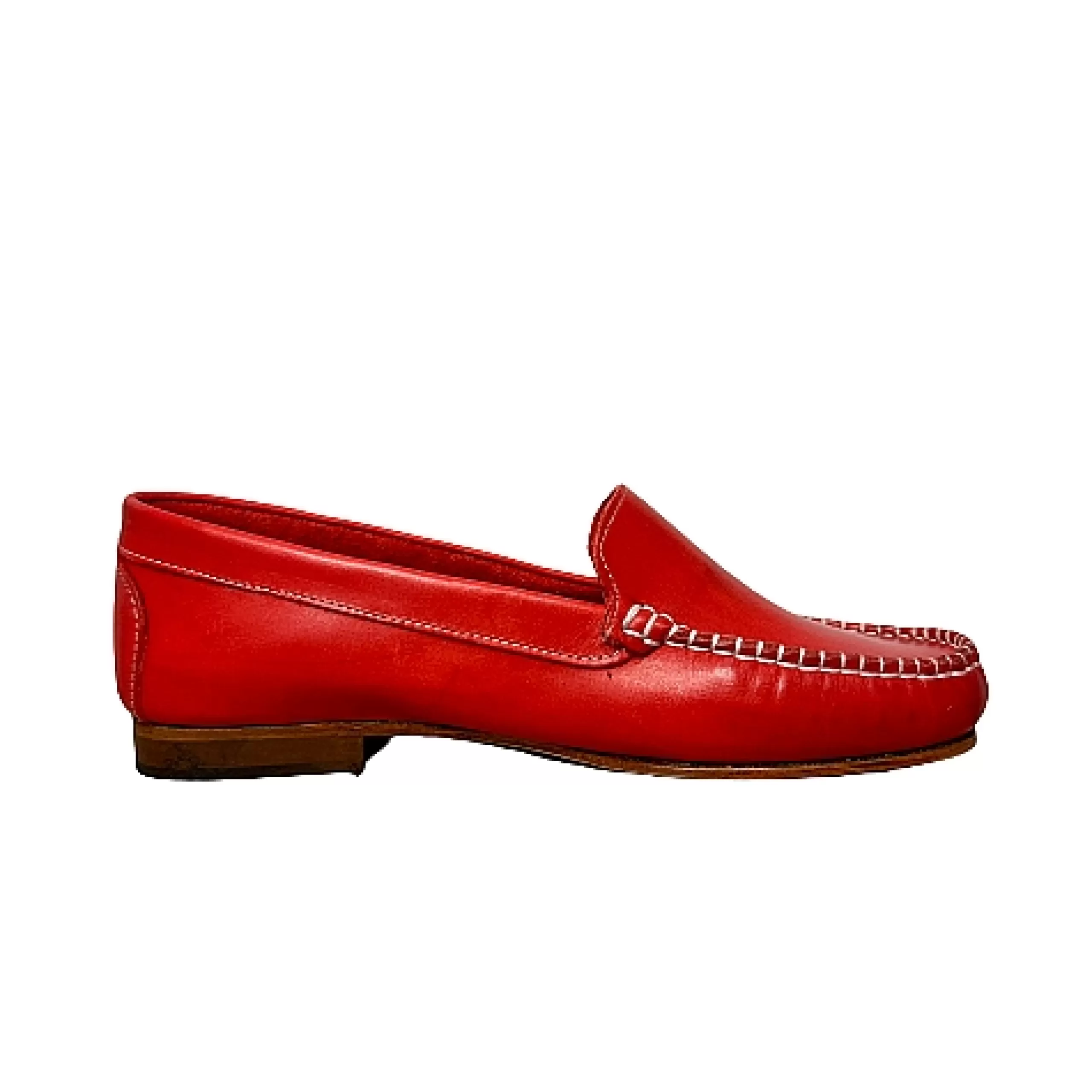 Mocassino Artigianale Sfoderato Rosso*Scarpe di Maremma Cheap