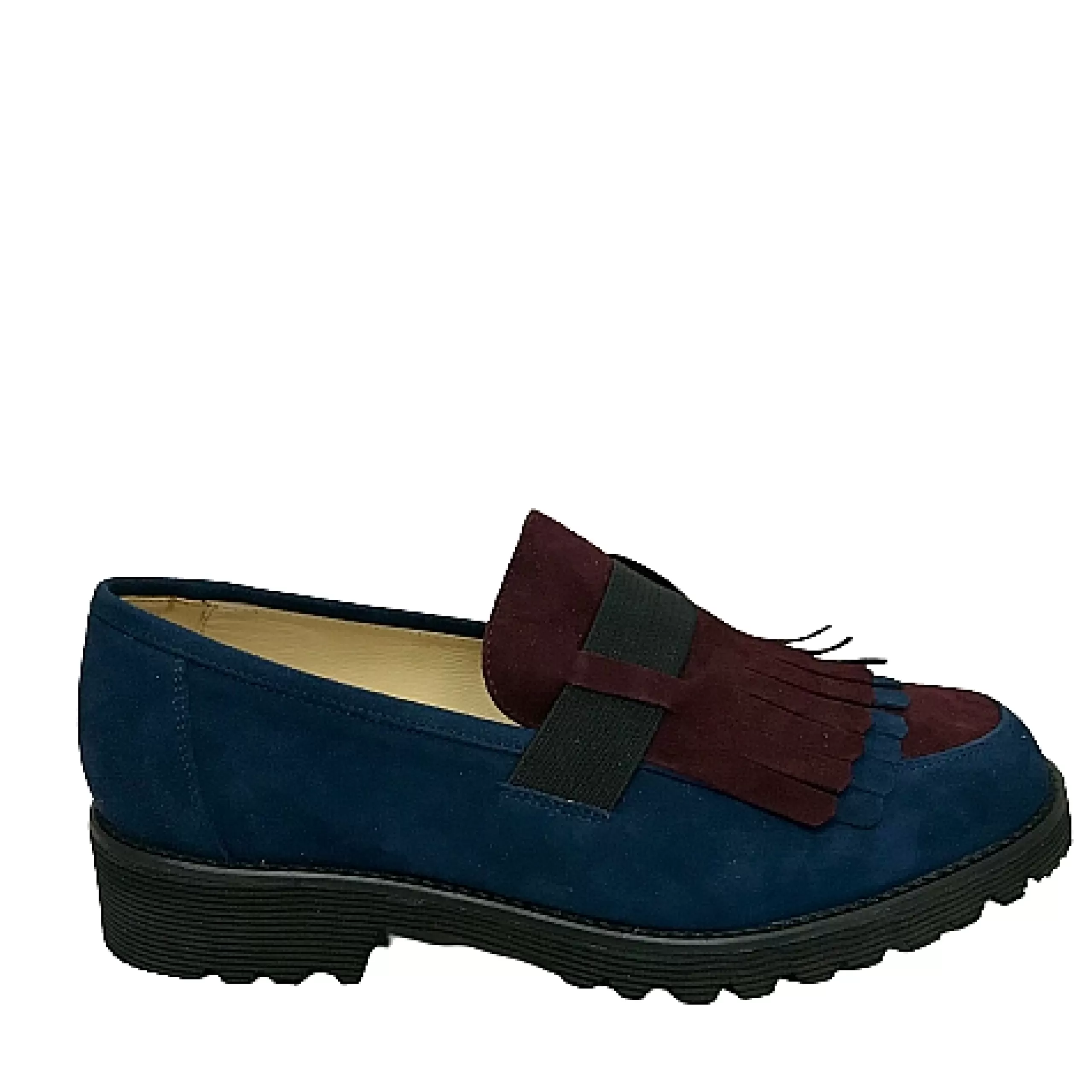 Mocassino Bicolore Blu/Bordeaux*Scarpe di Maremma Sale