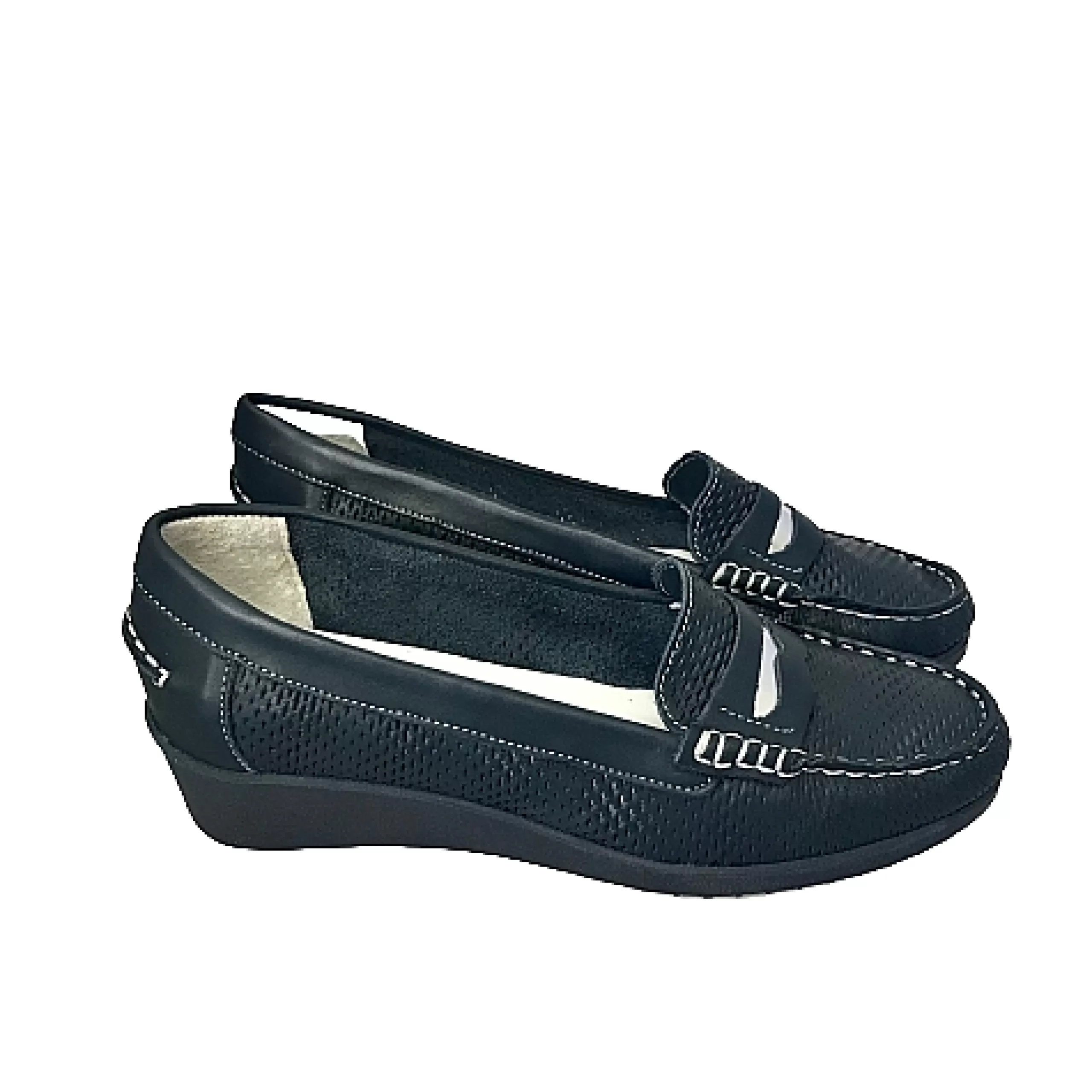 Mocassino Blu Traforato*Scarpe di Maremma Best Sale