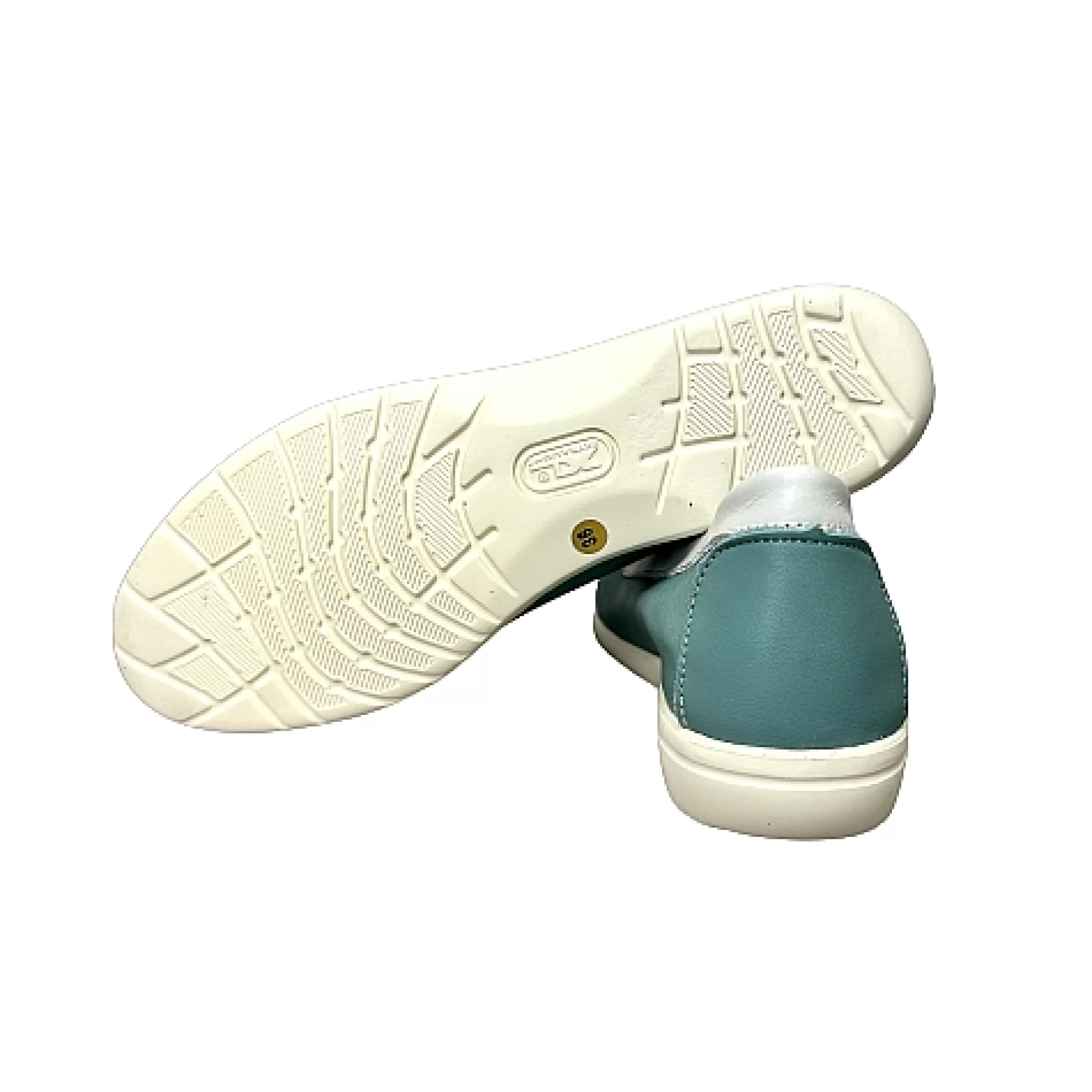 Mocassino Celeste Con Nappine*Scarpe di Maremma New