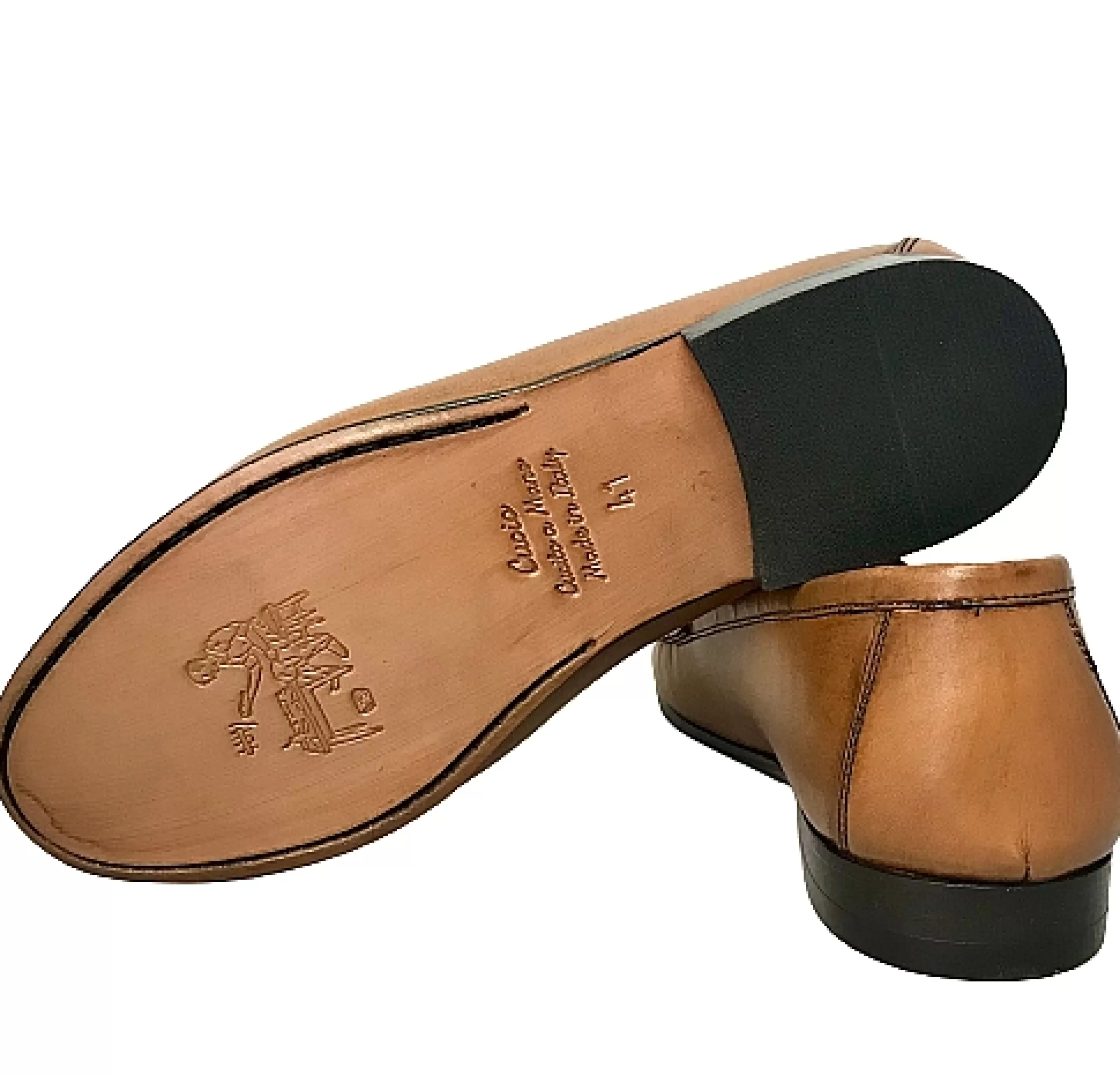 Mocassino Cognac Mod. College Cucito Blake*Scarpe di Maremma Clearance