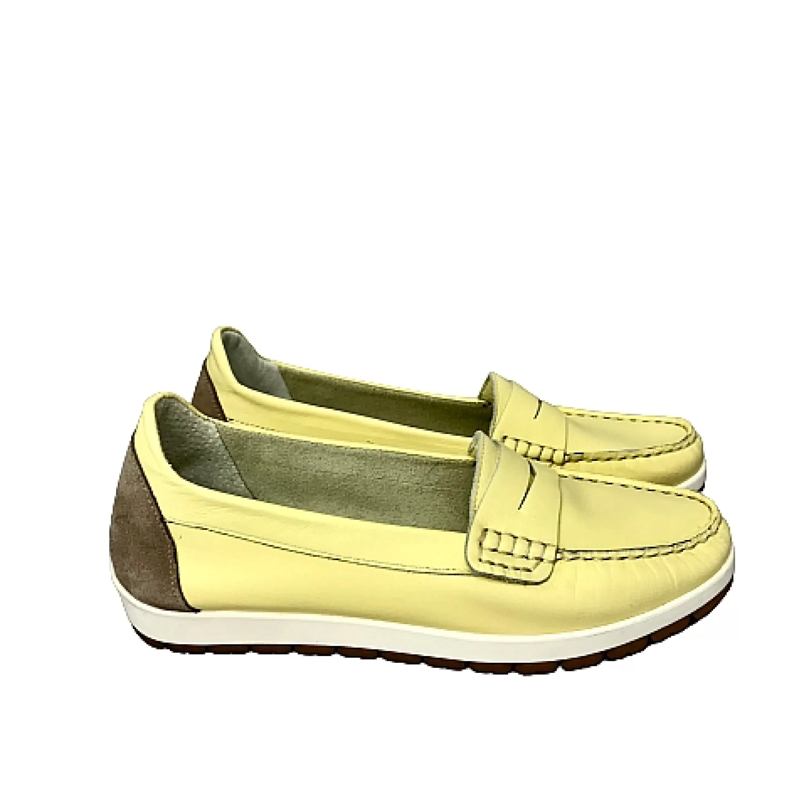 Mocassino Giallo/Tortora*Scarpe di Maremma Clearance