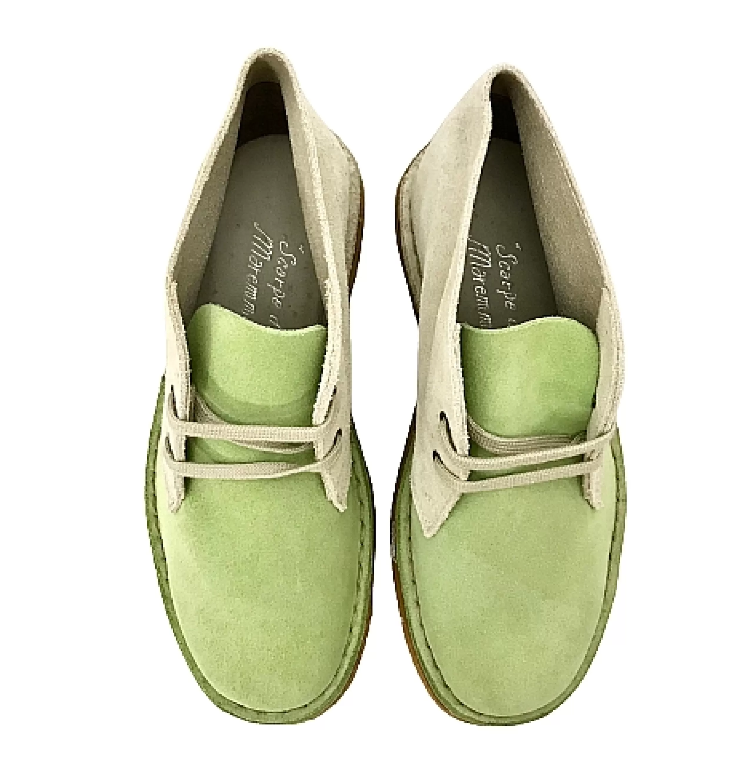 Polacchina Artigiana Verde/Ghiaccio*Scarpe di Maremma Hot