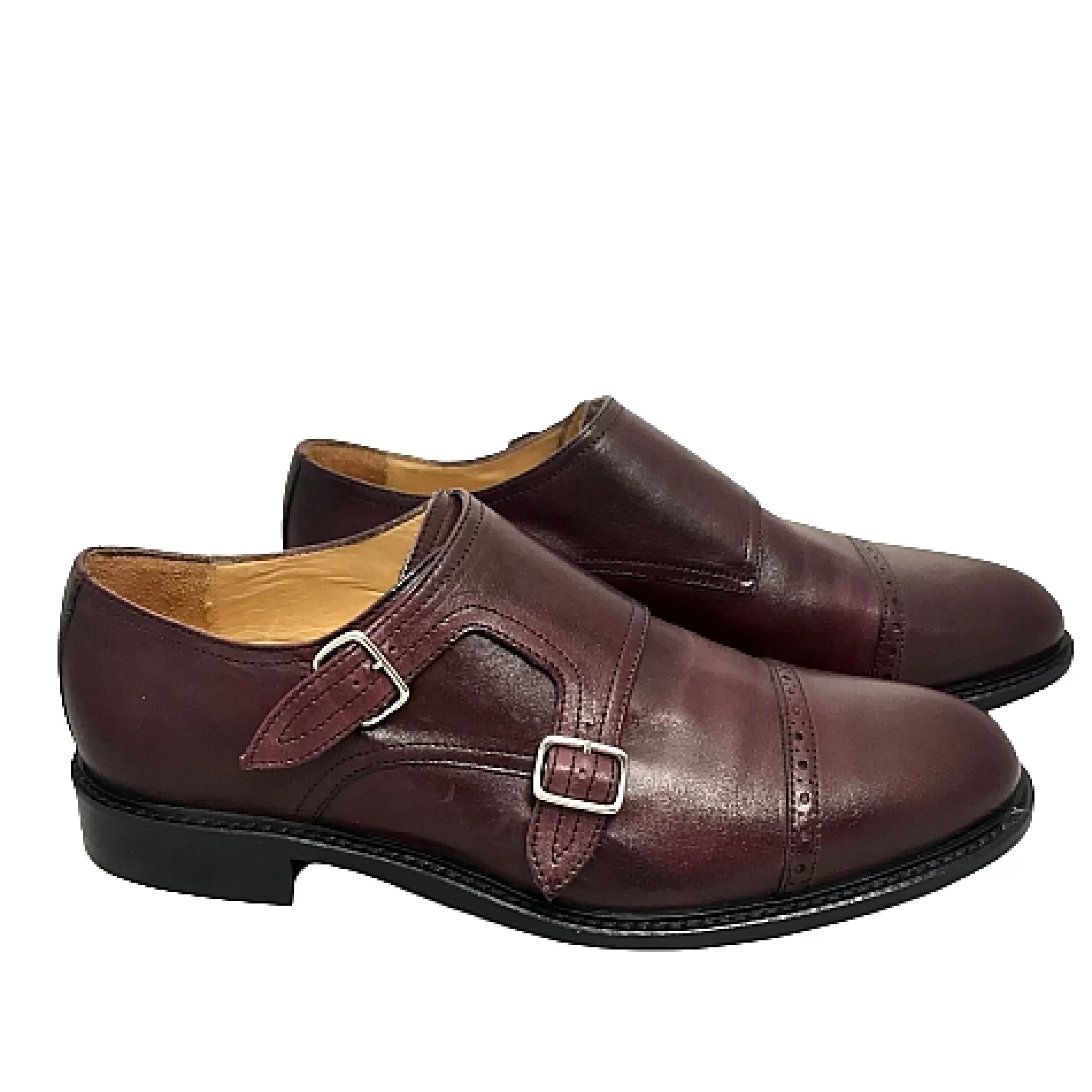 Scarpa Doppia Fibbia Bordeaux*Scarpe di Maremma Store