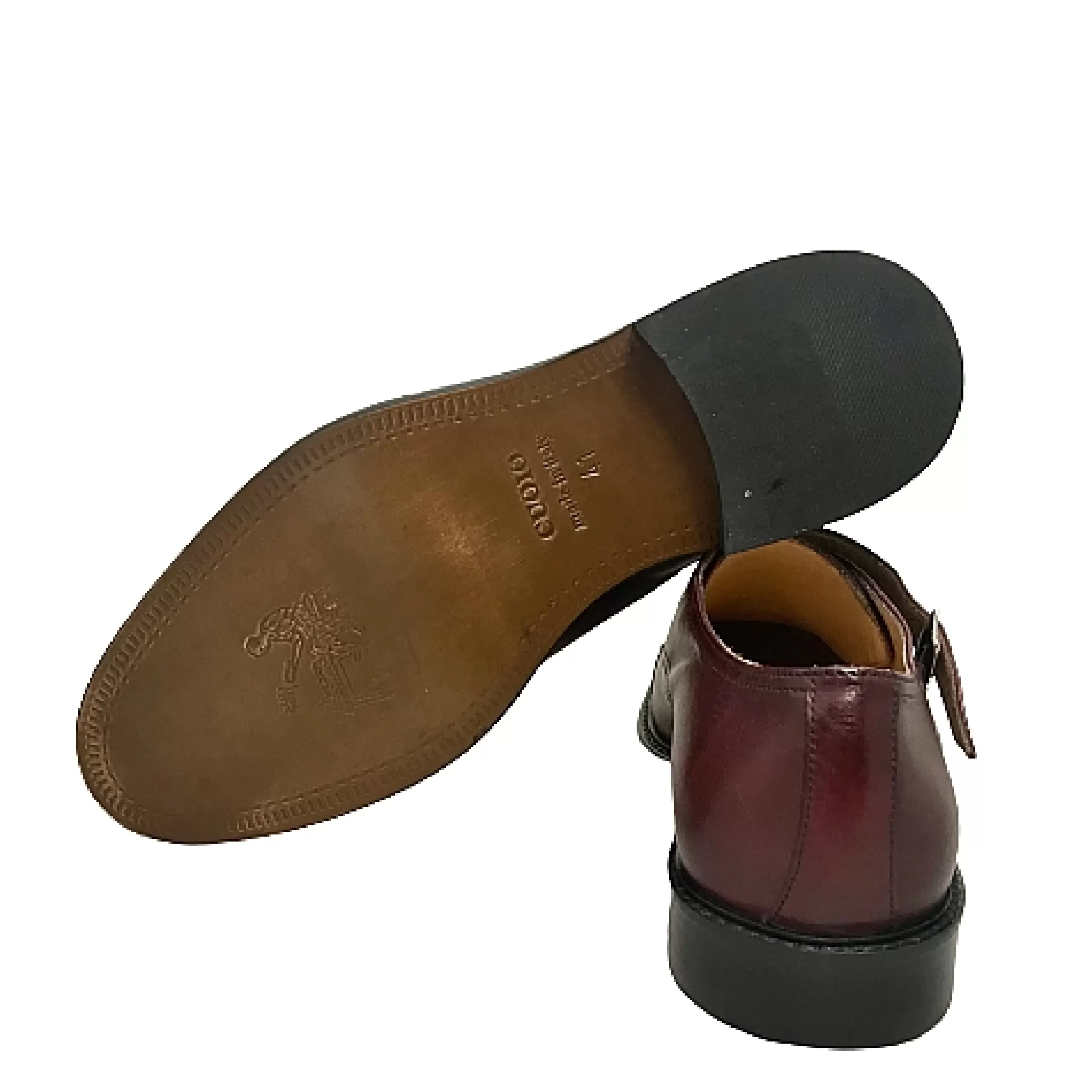 Scarpa Doppia Fibbia Bordeaux*Scarpe di Maremma Store