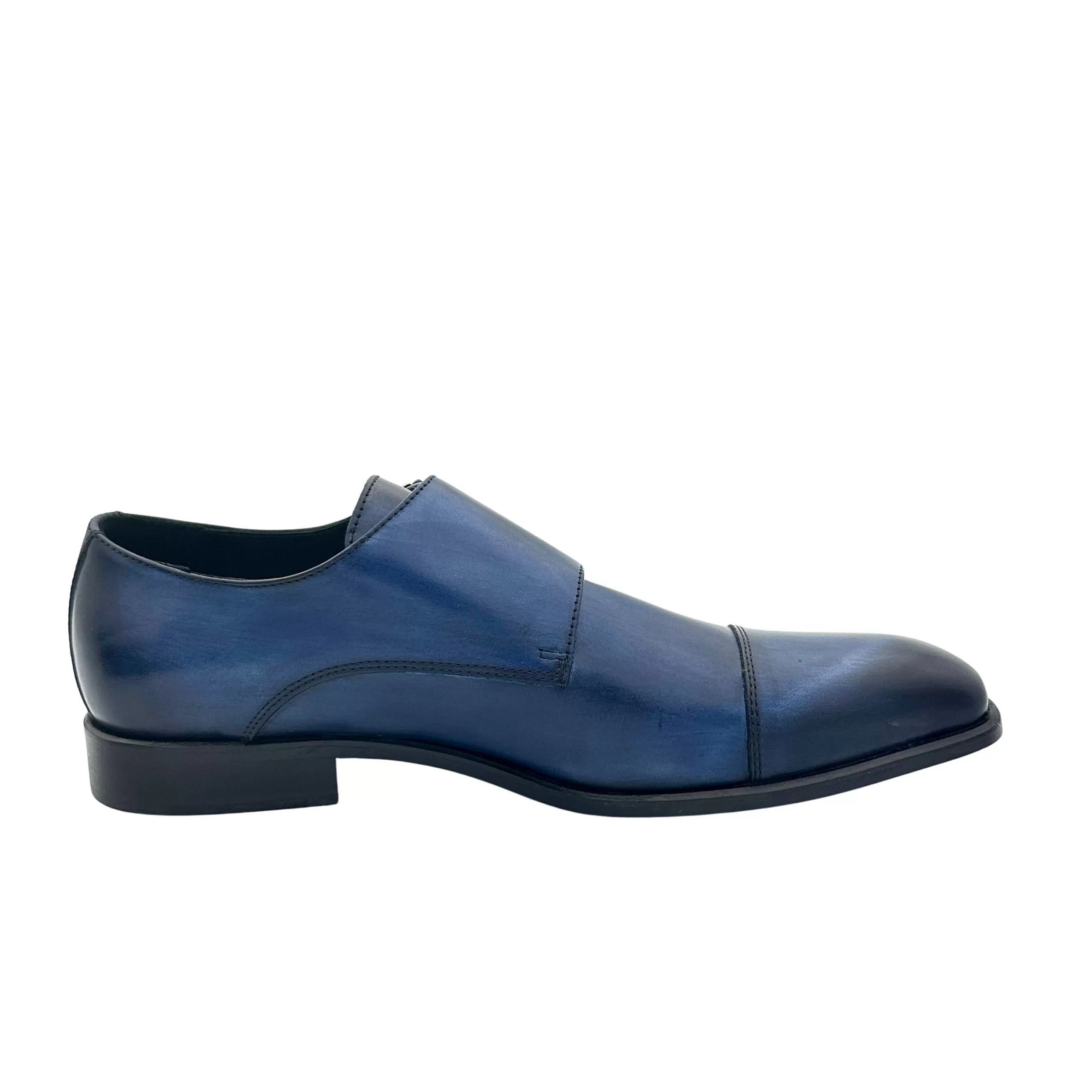 Scarpa Doppia Fibbia Sfumata Blu*Scarpe di Maremma Cheap